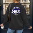 Baseball Mom Era Player Mother Game Day Women's Sweatshirt Back Print Baseball Mom Era Player Mother Game Day Women's Sweatshirt Back Print
