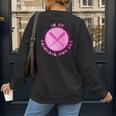 In My Baseball Mom Era Retro Game Day Mom Era 2 Sides Women's Sweatshirt Back Print In My Baseball Mom Era Retro Game Day Mom Era 2 Sides Women's Sweatshirt Back Print