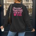 In My Baseball Mom Era Retro Mom Life Mother's Day 2024 Women's Sweatshirt Back Print In My Baseball Mom Era Retro Mom Life Mother's Day 2024 Women's Sweatshirt Back Print