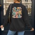 In My Baseball Mom Era Women's Sweatshirt Back Print In My Baseball Mom Era Women's Sweatshirt Back Print