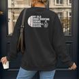 Baseball Mom Essential Oils Meme For Oily Oils Mom Women's Sweatshirt Back Print