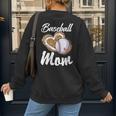 Baseball Mom Grandma Leopard Baseball Lover Fan Women's Sweatshirt Back Print Baseball Mom Grandma Leopard Baseball Lover Fan Women's Sweatshirt Back Print