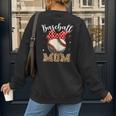 Baseball Mom Headband Leopard Baseball Ball Mother's Day Women's Sweatshirt Back Print Baseball Mom Headband Leopard Baseball Ball Mother's Day Women's Sweatshirt Back Print