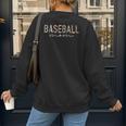 Baseball Mom Leopard Print Baseball Mama Mother's Day Women's Sweatshirt Back Print Baseball Mom Leopard Print Baseball Mama Mother's Day Women's Sweatshirt Back Print