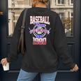Baseball Mom Loud & Proud Since 1980 Women's Sweatshirt Back Print