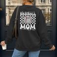 In My Baseball Mom Mama Era Leopard Mom Baseball Women's Sweatshirt Back Print In My Baseball Mom Mama Era Leopard Mom Baseball Women's Sweatshirt Back Print