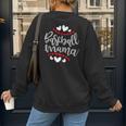 Baseball Mom Mama Women's Sweatshirt Back Print Baseball Mom Mama Women's Sweatshirt Back Print