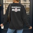 Baseball MOM Mother's Day Baseball Game Cheer Mom Women's Sweatshirt Back Print Baseball MOM Mother's Day Baseball Game Cheer Mom Women's Sweatshirt Back Print