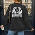 Baseball Mom Scan For Payment Sporty Humor Women's Sweatshirt Back Print