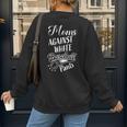 Baseball Mom Tees Moms Against Baseball Pants Women's Sweatshirt Back Print Baseball Mom Tees Moms Against Baseball Pants Women's Sweatshirt Back Print