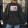 Baseball Mom Women Mama Season Baseball Lover Girls Boys Women's Sweatshirt Back Print Baseball Mom Women Mama Season Baseball Lover Girls Boys Women's Sweatshirt Back Print