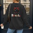 I Am Baseball Mom Women's Sweatshirt Back Print I Am Baseball Mom Women's Sweatshirt Back Print