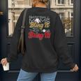 Baseball Moms Bling It & Their Sons Bring It For Women Women's Sweatshirt Back Print Baseball Moms Bling It & Their Sons Bring It For Women Women's Sweatshirt Back Print