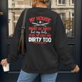 Baseball Moms My Kids Are Dirty Too Women's Sweatshirt Back Print Baseball Moms My Kids Are Dirty Too Women's Sweatshirt Back Print
