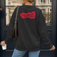 Baseball Softball Baseball Mom Baseball Women's Sweatshirt Back Print Baseball Softball Baseball Mom Baseball Women's Sweatshirt Back Print