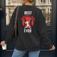 Best Baseball Mom Ever Baseball Women's Sweatshirt Back Print Best Baseball Mom Ever Baseball Women's Sweatshirt Back Print