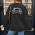 Bowling Mom Dance Mom Baseball Mom Mother Day Women's Sweatshirt Back Print
