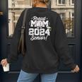 Class Of 2024 Senior Year Baseball Mom Senior 2024 Women's Sweatshirt Back Print Class Of 2024 Senior Year Baseball Mom Senior 2024 Women's Sweatshirt Back Print