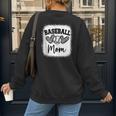 Custom Baseball Mom Number 54 Heart For Mom Women's Sweatshirt Back Print Custom Baseball Mom Number 54 Heart For Mom Women's Sweatshirt Back Print