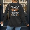 I Didn't Plan On Becoming a Baseball Mom Women's Sweatshirt Back Print I Didn't Plan On Becoming a Baseball Mom Women's Sweatshirt Back Print