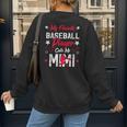 My Favorite Baseball Player Calls Me Mimi For Baseball Mom Women's Sweatshirt Back Print My Favorite Baseball Player Calls Me Mimi For Baseball Mom Women's Sweatshirt Back Print
