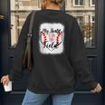 My Heart Is On That Field Baseball Mom Momm Women's Sweatshirt Back Print My Heart Is On That Field Baseball Mom Momm Women's Sweatshirt Back Print
