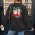 Hot Mess Always Stressed Baseball Mom Women's Sweatshirt Back Print Hot Mess Always Stressed Baseball Mom Women's Sweatshirt Back Print