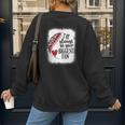 I'Ll Always Be Your Biggest Fan Baseball Mom s Women's Sweatshirt Back Print