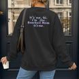 It's Me Hi I'm The Baseball Mom It's Me For Women Women's Sweatshirt Back Print It's Me Hi I'm The Baseball Mom It's Me For Women Women's Sweatshirt Back Print