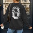 Jersey Number 8 Eight T-Shirt Football Number Baseball Mom Women's Sweatshirt Back Print Jersey Number 8 Eight T-Shirt Football Number Baseball Mom Women's Sweatshirt Back Print