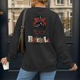 Loud And Proud Baseball Mom Women's Sweatshirt Back Print