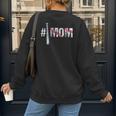 Number One Baseball Mom For Mothers Day Baseball Mommy Women's Sweatshirt Back Print Number One Baseball Mom For Mothers Day Baseball Mommy Women's Sweatshirt Back Print
