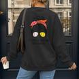 I Only Raise Ballers Softball Baseball Mom Women's Sweatshirt Back Print