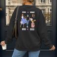 Sassy Baseball Mom Sassy Classy Elegant Women's Sweatshirt Back Print Sassy Baseball Mom Sassy Classy Elegant Women's Sweatshirt Back Print