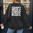 Somebody's Loud & Proud Baseball Mom Softball Baseball Lover Women's Sweatshirt Back Print
