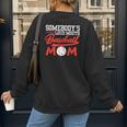 Somebody's Loud Mouth Baseball Mom Mama Women's Sweatshirt Back Print Somebody's Loud Mouth Baseball Mom Mama Women's Sweatshirt Back Print
