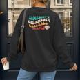 Somebody's Loudmouth Baseball Mama Baseball Mom Fan Women's Sweatshirt Back Print Somebody's Loudmouth Baseball Mama Baseball Mom Fan Women's Sweatshirt Back Print