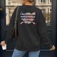 Umpire And Hotdogs 4th July Baseball Moms Women's Sweatshirt Back Print Umpire And Hotdogs 4th July Baseball Moms Women's Sweatshirt Back Print