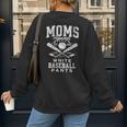 Women's Baseball Mom Moms Against Baseball Pants Proud Women's Sweatshirt Back Print Women's Baseball Mom Moms Against Baseball Pants Proud Women's Sweatshirt Back Print