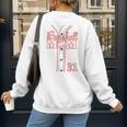 Baseball Mom 31 Number 31 Jersey Team Numbered Jersey Women's Sweatshirt Back Print