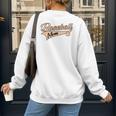Baseball Mom Best Mama Cute Throwback Classic Women's Sweatshirt Back Print Baseball Mom Best Mama Cute Throwback Classic Women's Sweatshirt Back Print