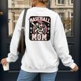 Baseball Mom Dog Mother's In My Baseball Mom Era Women's Sweatshirt Back Print