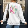 In My Baseball Mom Era Baseball Mama Premium Women's Sweatshirt Back Print In My Baseball Mom Era Baseball Mama Premium Women's Sweatshirt Back Print