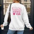 In My Baseball Mom Era Retro Mom Life Mother's Day 2024 Premium Women's Sweatshirt Back Print
