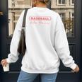 Baseball Mom Forever Baseball Mom Women's Sweatshirt Back Print