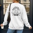 Baseball Mom Homerun Best Mom Sport Athlete Women's Sweatshirt Back Print