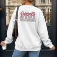 Baseball Mom Pink Baseball Mama Matching Family Daughter Women's Sweatshirt Back Print Baseball Mom Pink Baseball Mama Matching Family Daughter Women's Sweatshirt Back Print