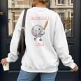 Baseball Mom Sports Quote Women's Sweatshirt Back Print