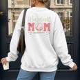 Baseball Mom And Sweet For Moms With Baseball Kids Women's Sweatshirt Back Print