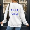 BASEBALL STAR MOM Sporty Design For Proud Baseball Moms Women's Sweatshirt Back Print BASEBALL STAR MOM Sporty Design For Proud Baseball Moms Women's Sweatshirt Back Print